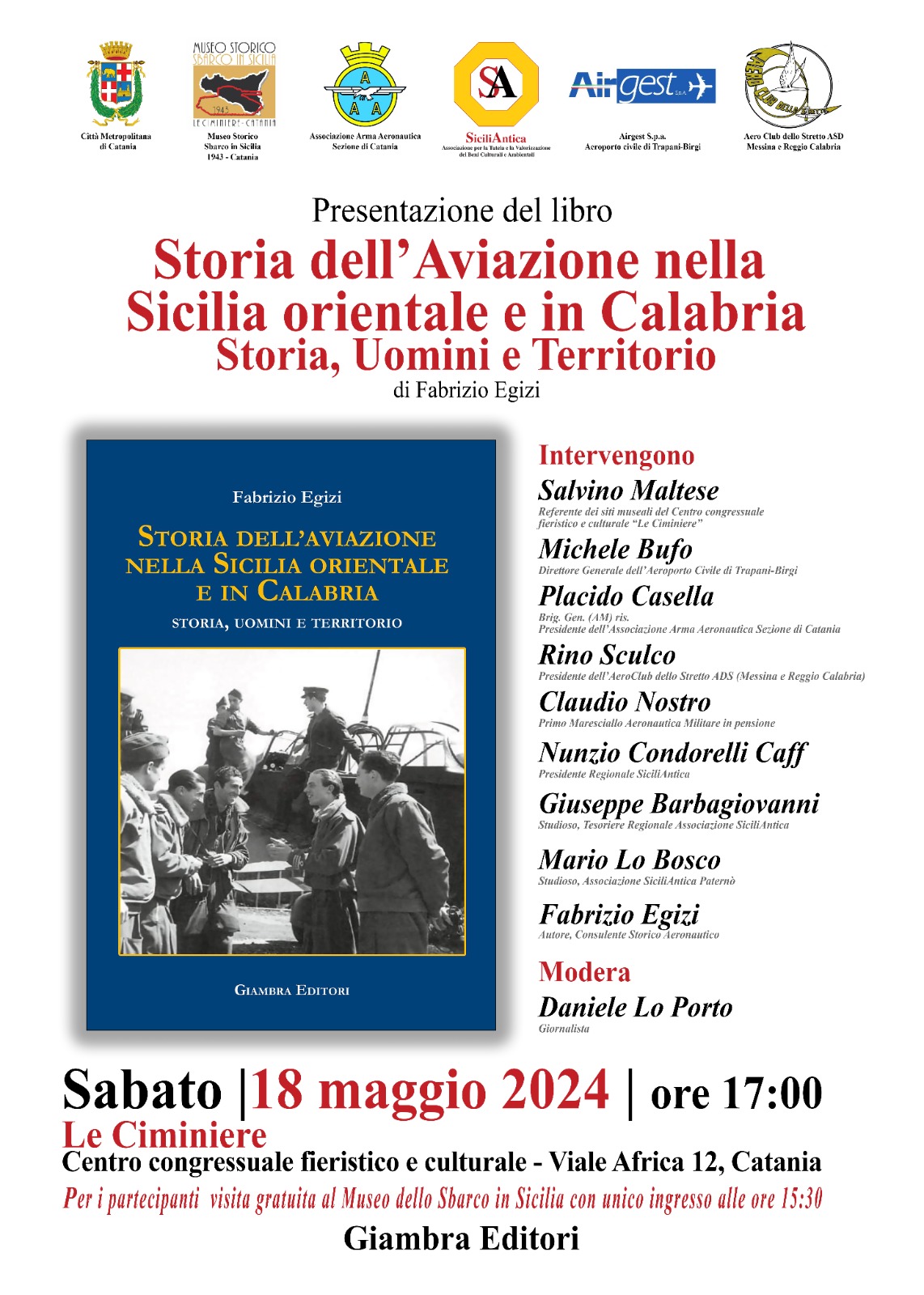 Ciminiere, il 18 maggio saggio di Fabrizio Egizi