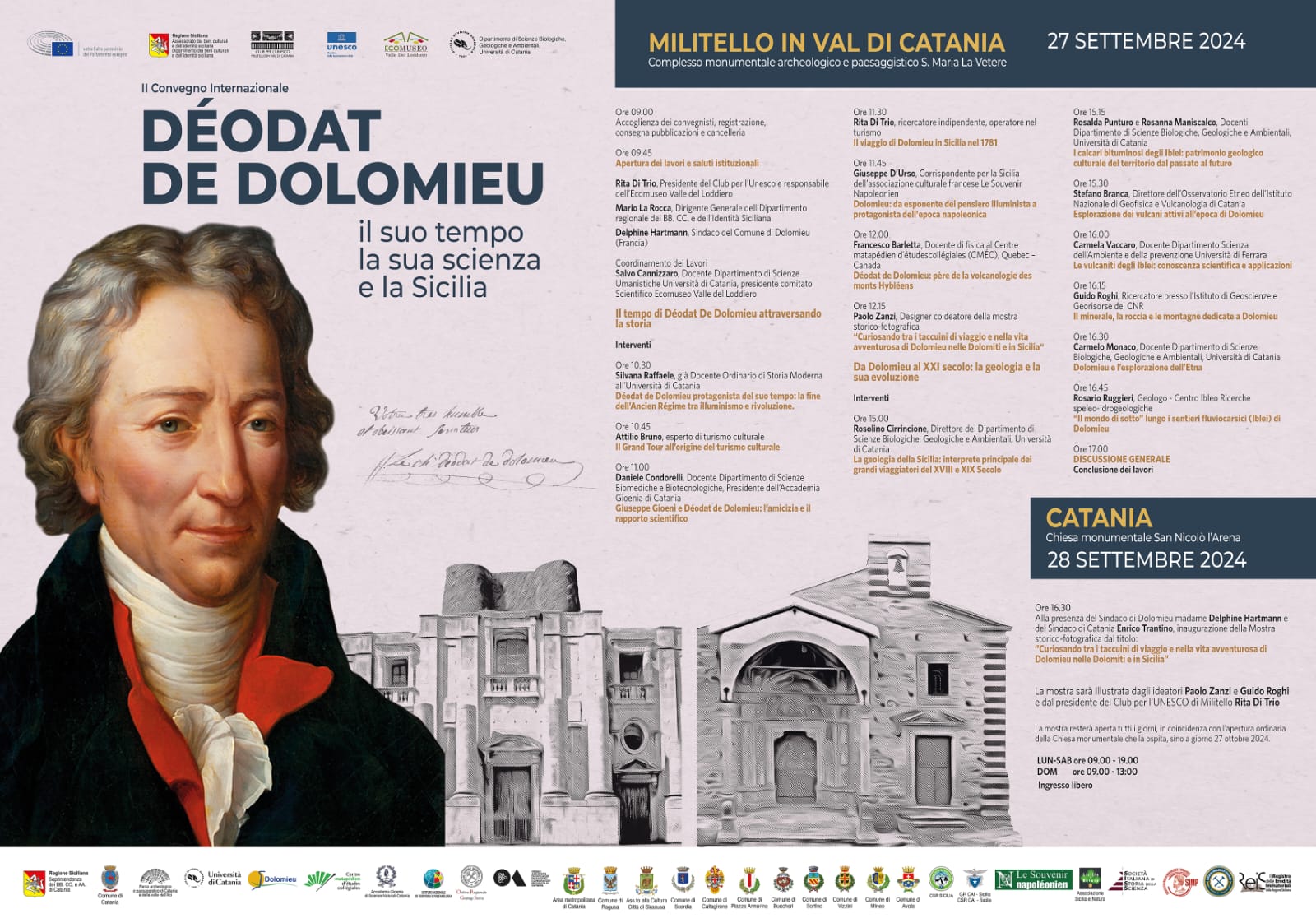 Venerdì e sabato convegno e mostra dedicati a Dolomieu